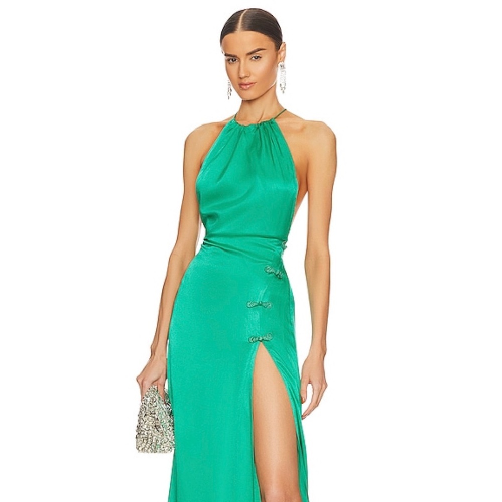 Porter Dress in Jade Green